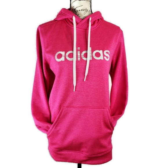 adidas Tops - Adidas Climawarm Medium pink pullover hoodie